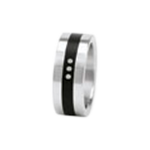 Zenubia Schmuck AG ➤ Ring - 011245 ➤ Edelstahl, Keramik / ➤ Xen ➤ online bei Zenubia in Winterthur kaufen ➤ sofort lieferbar
