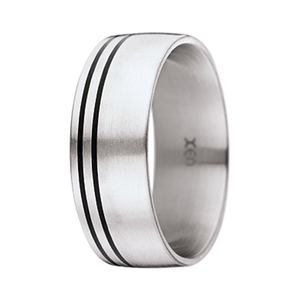 Zenubia Schmuck AG ➤ Ring - 011340 ➤ Edelstahl, Keramik / ➤ Xen ➤ online bei Zenubia in Winterthur kaufen ➤ sofort lieferbar
