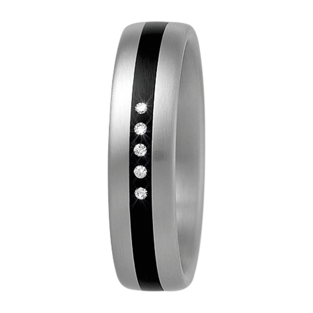 Zenubia Schmuck AG ➤ Ring - 011590 ➤ Edelstahl, Keramik / ➤ Xen ➤ online bei Zenubia in Winterthur kaufen ➤ sofort lieferbar