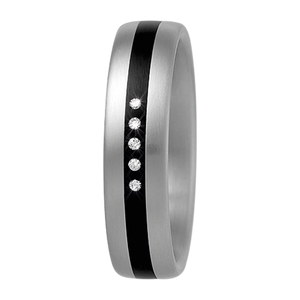 Zenubia Schmuck AG ➤ Ring - 011590 ➤ Edelstahl, Keramik / ➤ Xen ➤ online bei Zenubia in Winterthur kaufen ➤ sofort lieferbar