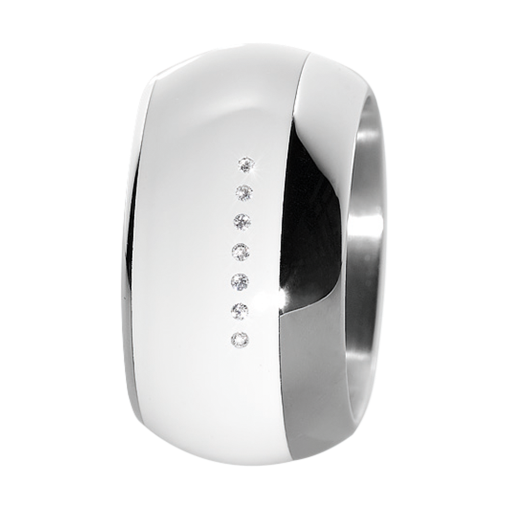 Zenubia Schmuck AG ➤ Ring - 011598 ➤ Edelstahl, Keramik / ➤ Xen ➤ online bei Zenubia in Winterthur kaufen ➤ sofort lieferbar