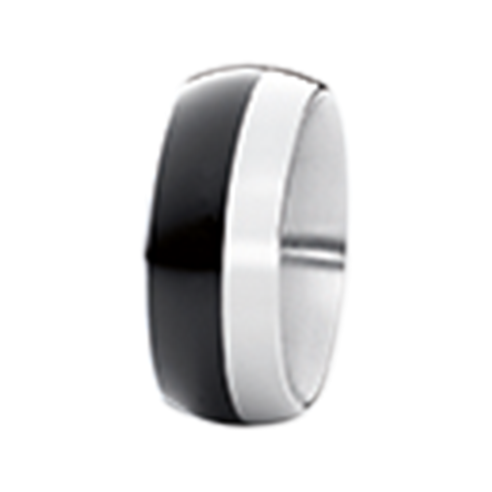 Zenubia Schmuck AG ➤ Ring - 011614 ➤ Edelstahl, Keramik / ➤ Xen ➤ online bei Zenubia in Winterthur kaufen ➤ sofort lieferbar