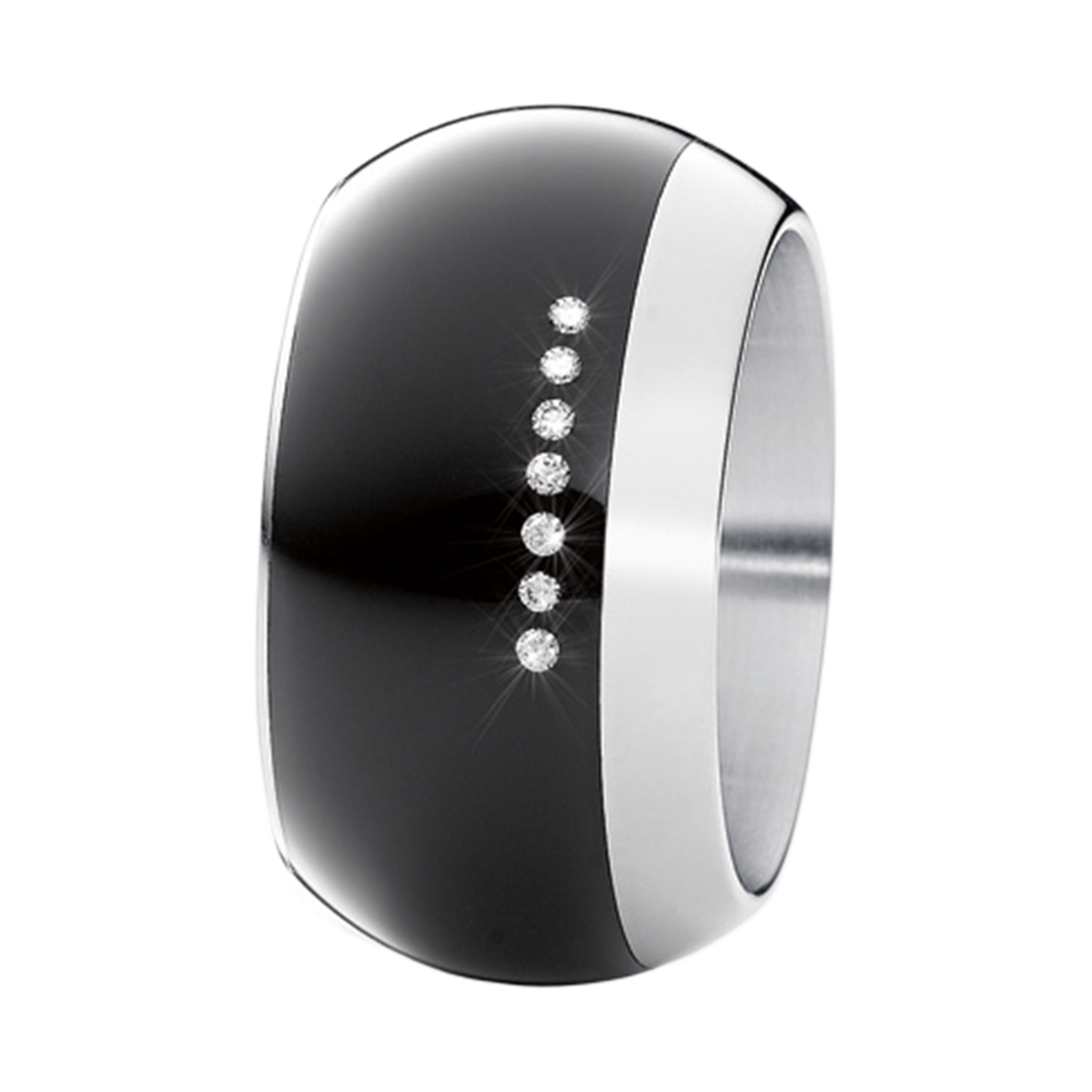 Zenubia Schmuck AG ➤ Ring - 011617 ➤ Edelstahl, Keramik / ➤ Xen ➤ online bei Zenubia in Winterthur kaufen ➤ sofort lieferbar