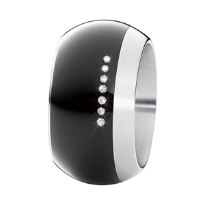 Zenubia Schmuck AG ➤ Ring - 011617 ➤ Edelstahl, Keramik / ➤ Xen ➤ online bei Zenubia in Winterthur kaufen ➤ sofort lieferbar