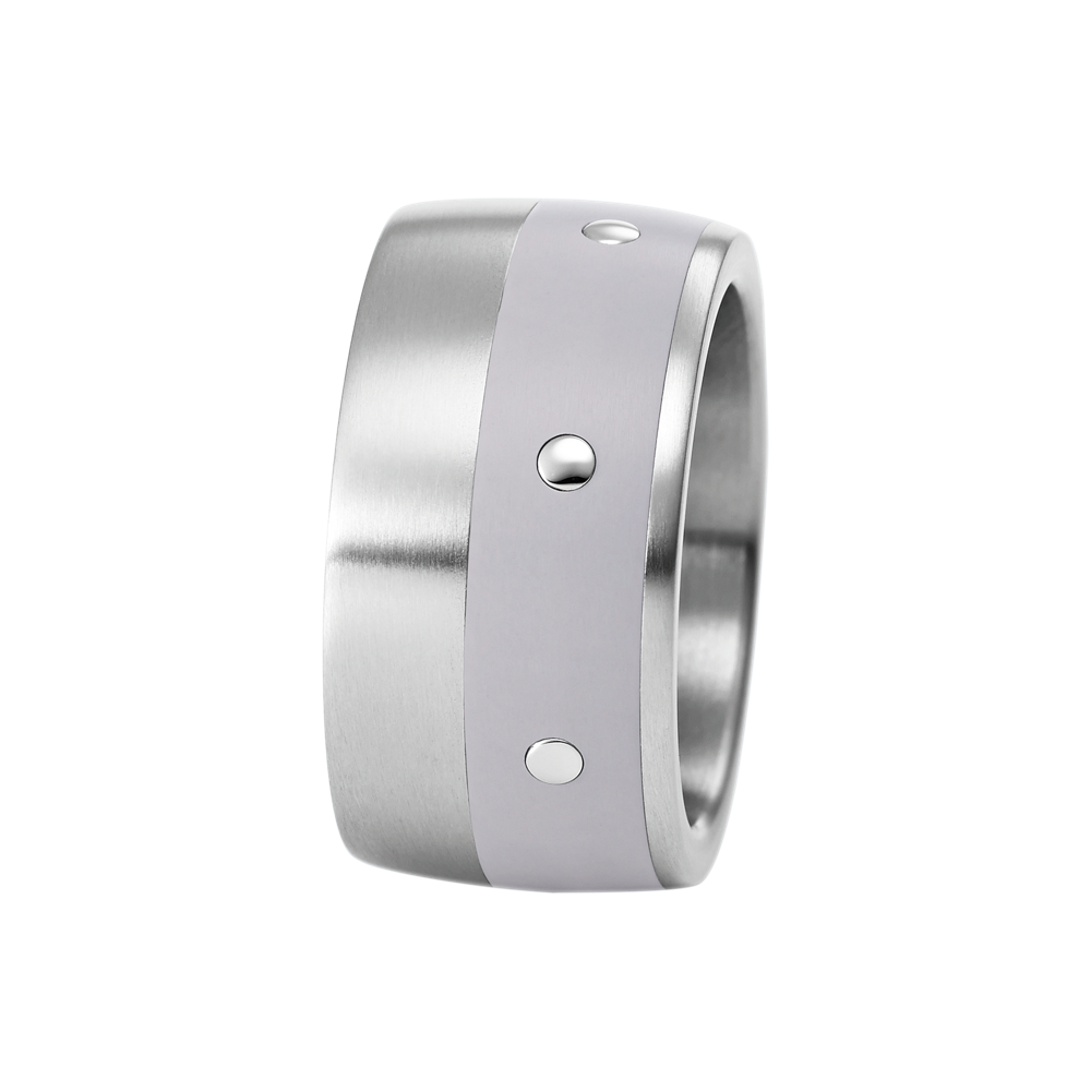 Zenubia Schmuck AG ➤ Ring - 011698 ➤ Edelstahl, Keramik / ➤ Xen ➤ online bei Zenubia in Winterthur kaufen ➤ sofort lieferbar