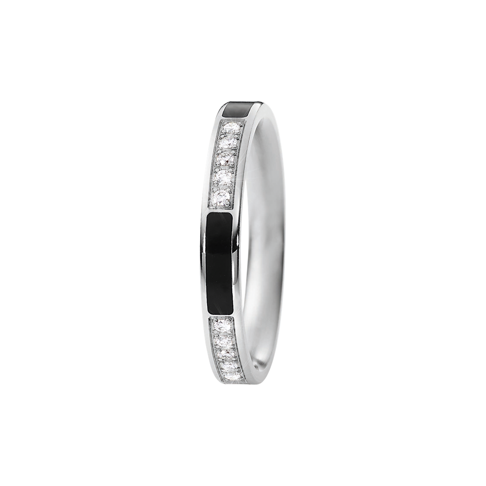 Zenubia Schmuck AG ➤ Ring - 01172111 ➤ Edelstahl, Keramik / ➤ Xen ➤ online bei Zenubia in Winterthur kaufen ➤ sofort lieferbar