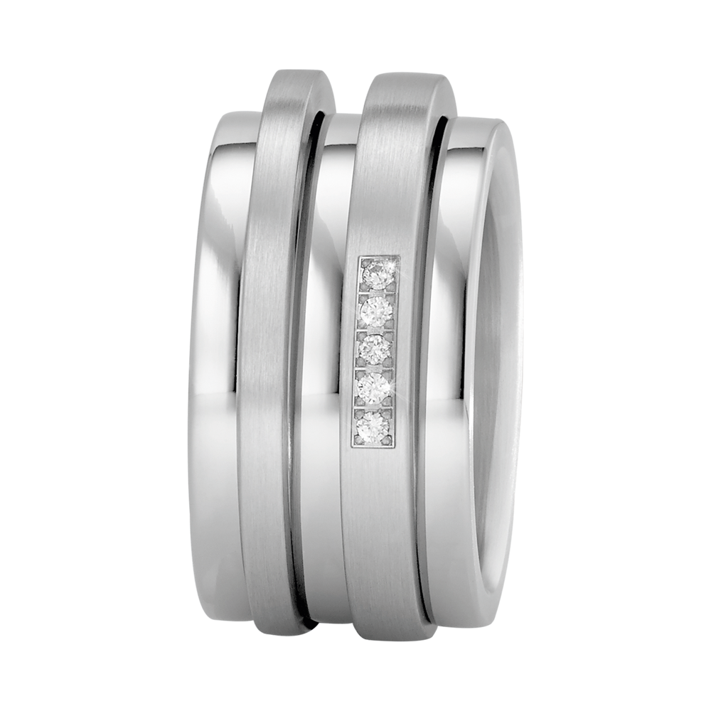 Zenubia Schmuck AG ➤ Ring - 011861 ➤ Edelstahl / silber ➤ Xen ➤ online bei Zenubia in Winterthur kaufen ➤ sofort lieferbar
