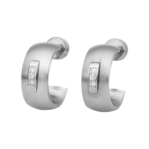 Zenubia Schmuck AG ➤ Creolen - 411034 ➤ Edelstahl / silber ➤ Xen ➤ online bei Zenubia in Winterthur kaufen ➤ sofort lieferbar