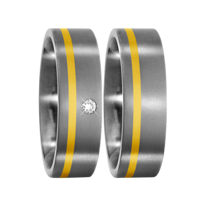 Zenubia Schmuck AG ➤ Titan, 750/18 K Gelbgold Ring ➤ Titan, Gelbgold / silber, gold ➤ Titanfactory ➤ online bei Zenubia in Winterthur kaufen ➤ sofort lieferbar