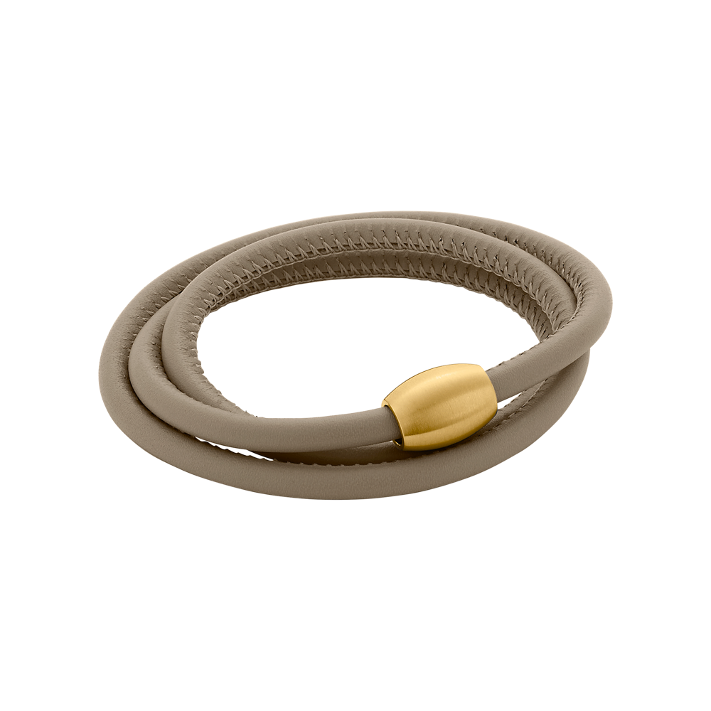 Zenubia Schmuck AG ➤ Armband - 51603440 ➤ Edelstahl gold beschichtet, Leder / ➤ Xen ➤ online bei Zenubia in Winterthur kaufen ➤ sofort lieferbar