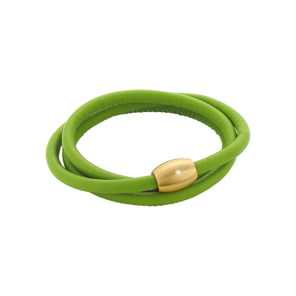 Zenubia Schmuck AG ➤ Armband - 51603516 ➤ Edelstahl gold beschichtet, Leder / ➤ Xen ➤ online bei Zenubia in Winterthur kaufen ➤ sofort lieferbar