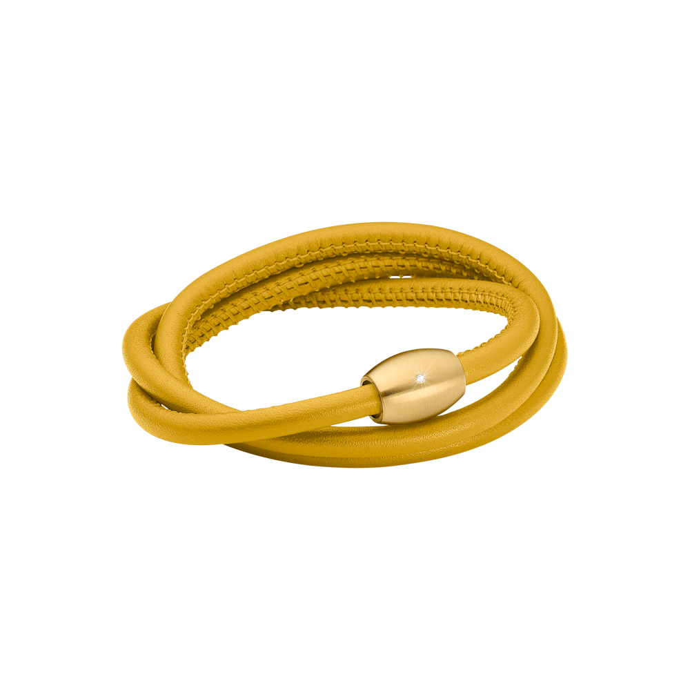 Zenubia Schmuck AG ➤ Armband - 51603521 ➤ Edelstahl gold beschichtet, Leder / ➤ Xen ➤ online bei Zenubia in Winterthur kaufen ➤ sofort lieferbar