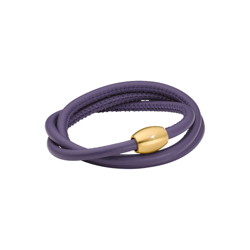 Zenubia Schmuck AG ➤ Armband - 51603522 ➤ Edelstahl gold beschichtet, Leder / ➤ Xen ➤ online bei Zenubia in Winterthur kaufen ➤ sofort lieferbar