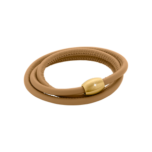 Zenubia Schmuck AG ➤ Armband - 51603541 ➤ Edelstahl gold beschichtet, Leder / ➤ Xen ➤ online bei Zenubia in Winterthur kaufen ➤ sofort lieferbar