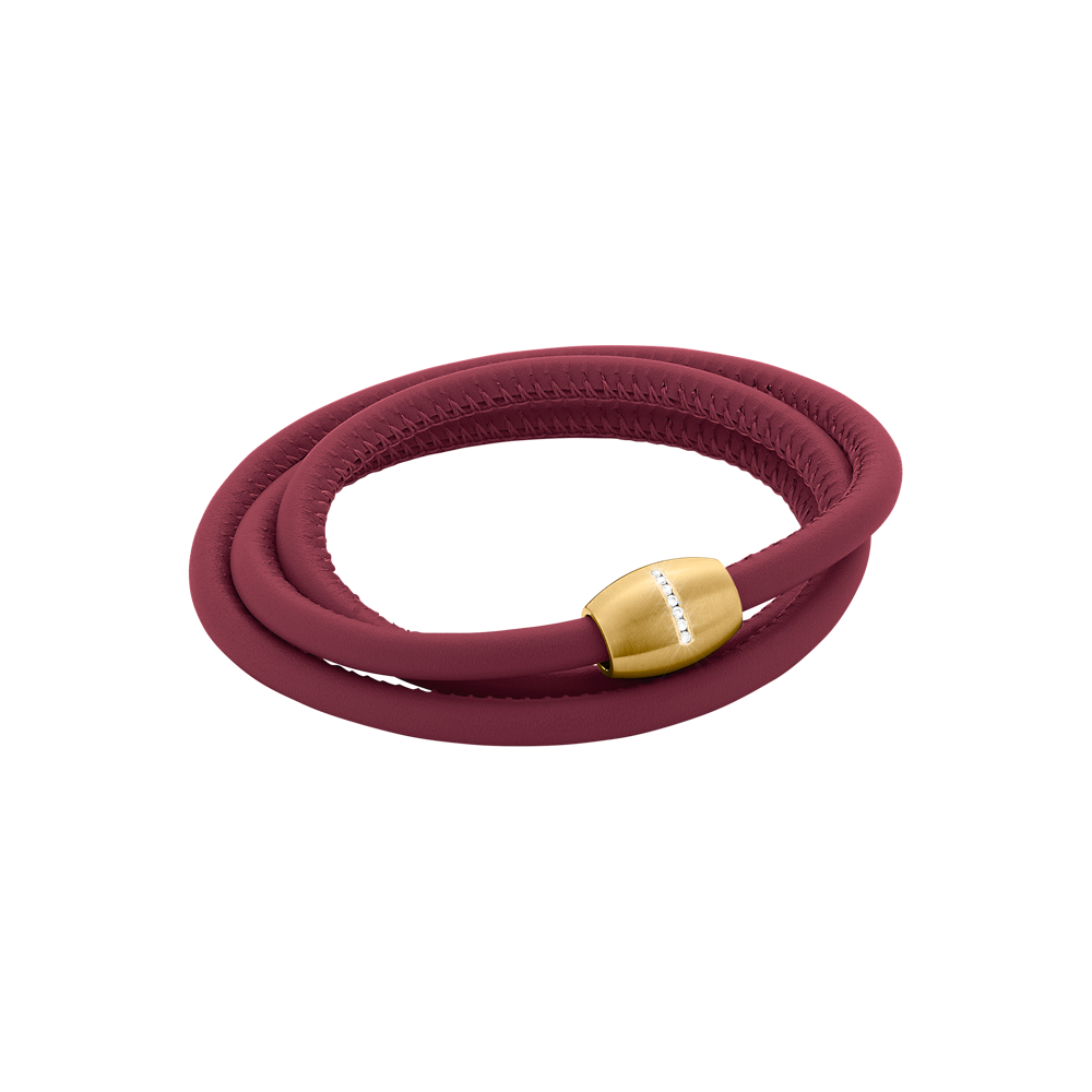 Zenubia Schmuck AG ➤ Armband - 51603635 ➤ Edelstahl gold beschichtet, Leder / ➤ Xen ➤ online bei Zenubia in Winterthur kaufen ➤ sofort lieferbar