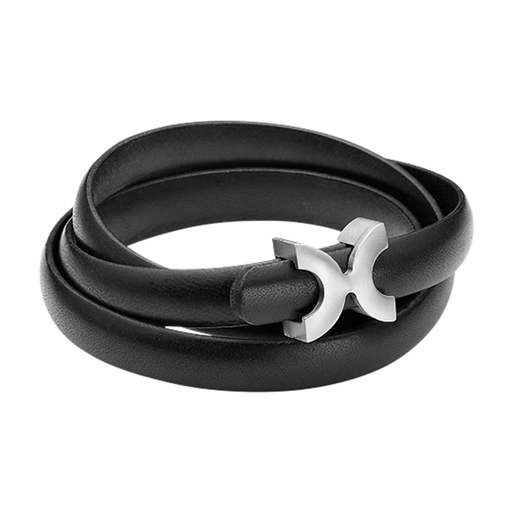 Zenubia Schmuck AG ➤ Armband - 516039 ➤ Edelstahl, Leder / ➤ Xen ➤ online bei Zenubia in Winterthur kaufen ➤ sofort lieferbar
