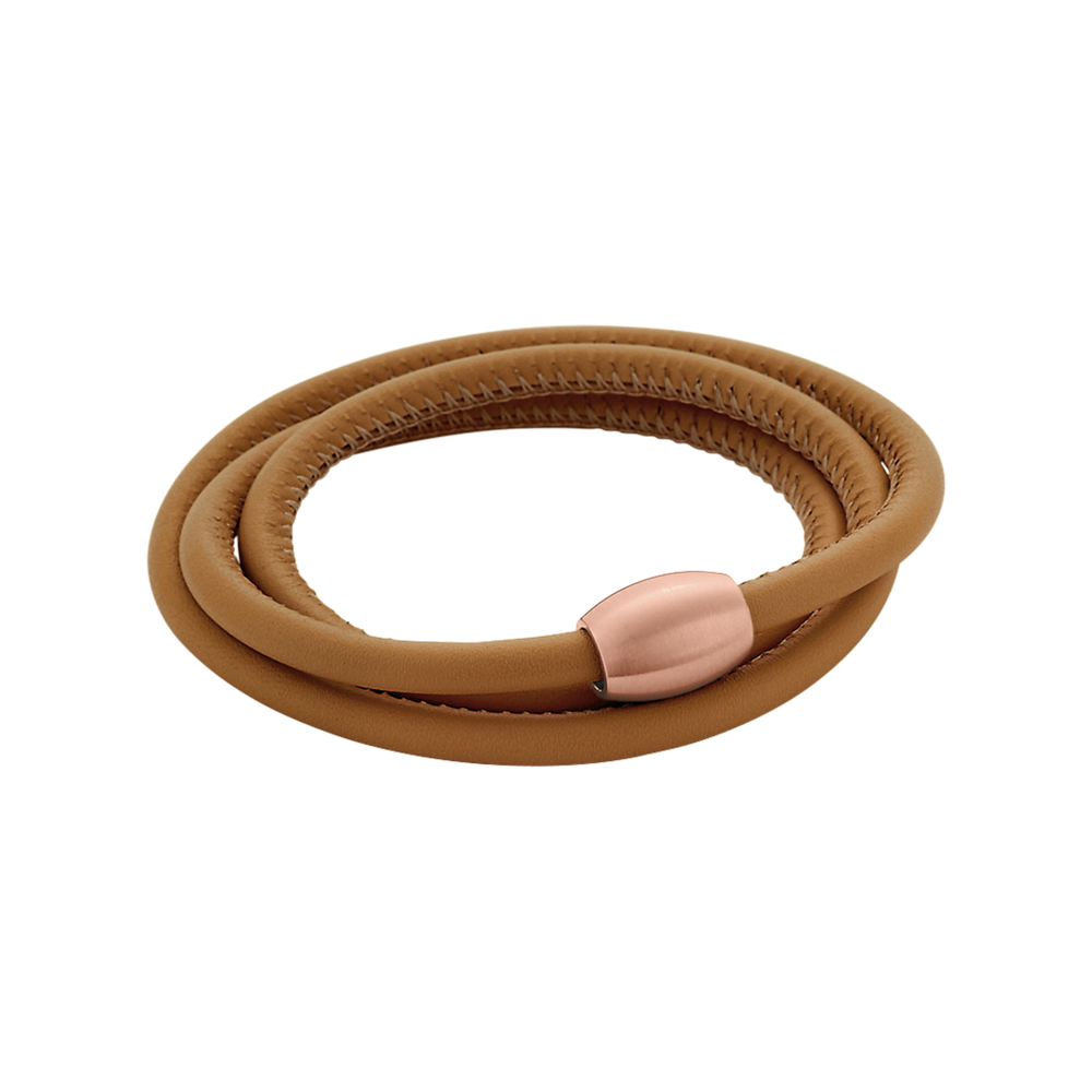 Zenubia Schmuck AG ➤ Armband - 51604126 ➤ Edelstahl rosé beschichtet, Leder / ➤ Xen ➤ online bei Zenubia in Winterthur kaufen ➤ sofort lieferbar