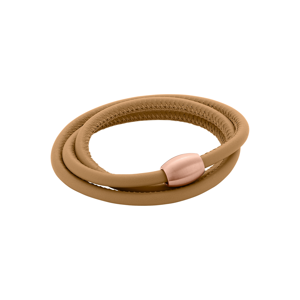 Zenubia Schmuck AG ➤ Armband - 51604141 ➤ Edelstahl rosé beschichtet, Leder / ➤ Xen ➤ online bei Zenubia in Winterthur kaufen ➤ sofort lieferbar