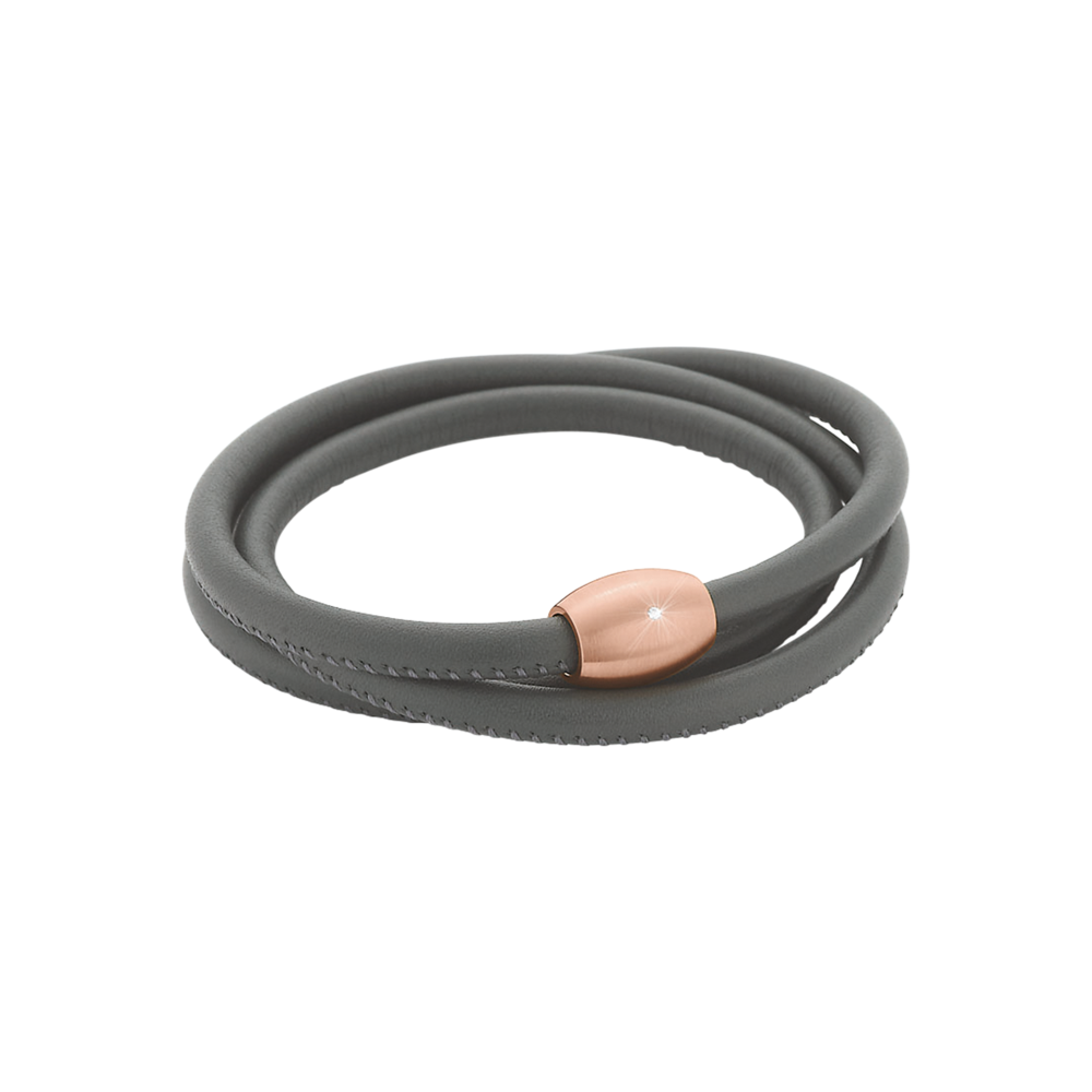 Zenubia Schmuck AG ➤ Armband - 51604213 ➤ Edelstahl rosé beschichtet, Leder / ➤ Xen ➤ online bei Zenubia in Winterthur kaufen ➤ sofort lieferbar