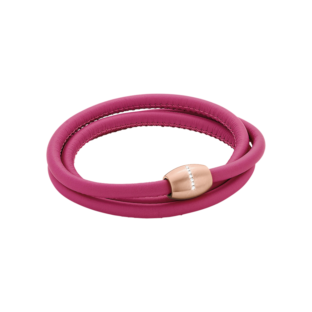 Zenubia Schmuck AG ➤ Armband - 51604323 ➤ Edelstahl rosé beschichtet, Leder / ➤ Xen ➤ online bei Zenubia in Winterthur kaufen ➤ sofort lieferbar