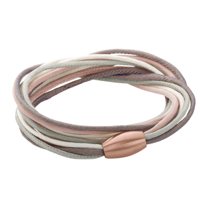 Zenubia Schmuck AG ➤ Armband - 516050 ➤ Edelstahl rosé beschichtet, Seide / ➤ Xen ➤ online bei Zenubia in Winterthur kaufen ➤ sofort lieferbar