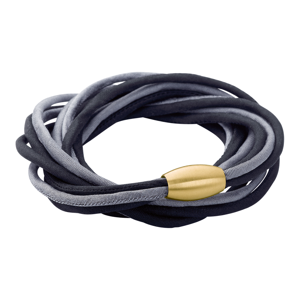Zenubia Schmuck AG ➤ Armband - 516056 ➤ Edelstahl gold beschichtet, Seide / ➤ Xen ➤ online bei Zenubia in Winterthur kaufen ➤ sofort lieferbar
