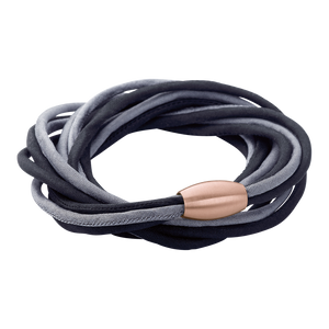 Zenubia Schmuck AG ➤ Armband - 516059 ➤ Edelstahl rosé beschichtet, Seide / ➤ Xen ➤ online bei Zenubia in Winterthur kaufen ➤ sofort lieferbar