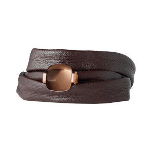 Zenubia Schmuck AG ➤ Armband - 516070 ➤ Edelstahl rosé beschichtet, Leder / ➤ Xen ➤ online bei Zenubia in Winterthur kaufen ➤ sofort lieferbar