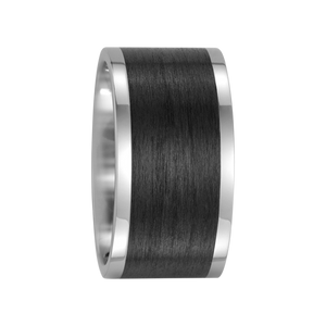 Zenubia Schmuck AG ➤ Titan, Carbon Ring ➤ Carbon, Titan / silber, schwarz ➤ Titanfactory ➤ online bei Zenubia in Winterthur kaufen ➤ sofort lieferbar