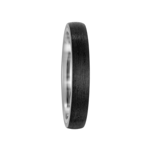 Zenubia Schmuck AG ➤ Titan, Carbon Ring ➤ Carbon, Titan / silber, schwarz ➤ Titanfactory ➤ online bei Zenubia in Winterthur kaufen ➤ sofort lieferbar