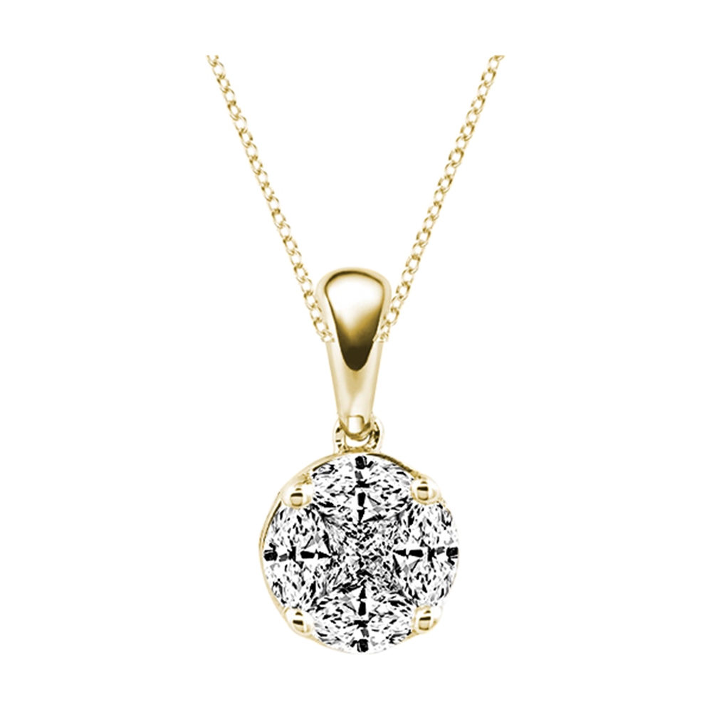 Zenubia Schmuck AG ➤ Diamant Anhänger »AH-06« ➤ Gelbgold, Weissgold, Roségold / gold, silber, rosé ➤ Zenubia ➤ online bei Zenubia in Winterthur kaufen ➤ sofort lieferbar