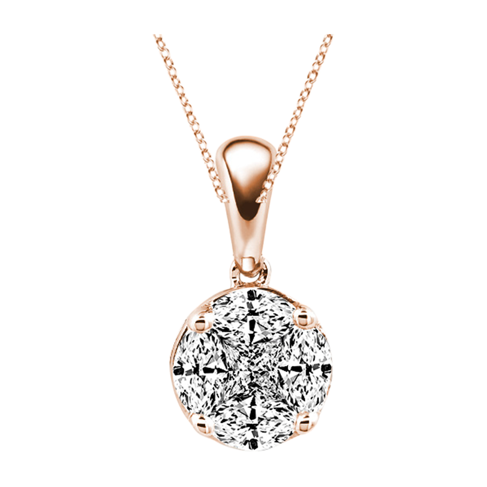Zenubia Schmuck AG ➤ Diamant Anhänger »AH-06« ➤ Gelbgold, Weissgold, Roségold / gold, silber, rosé ➤ Zenubia ➤ online bei Zenubia in Winterthur kaufen ➤ sofort lieferbar