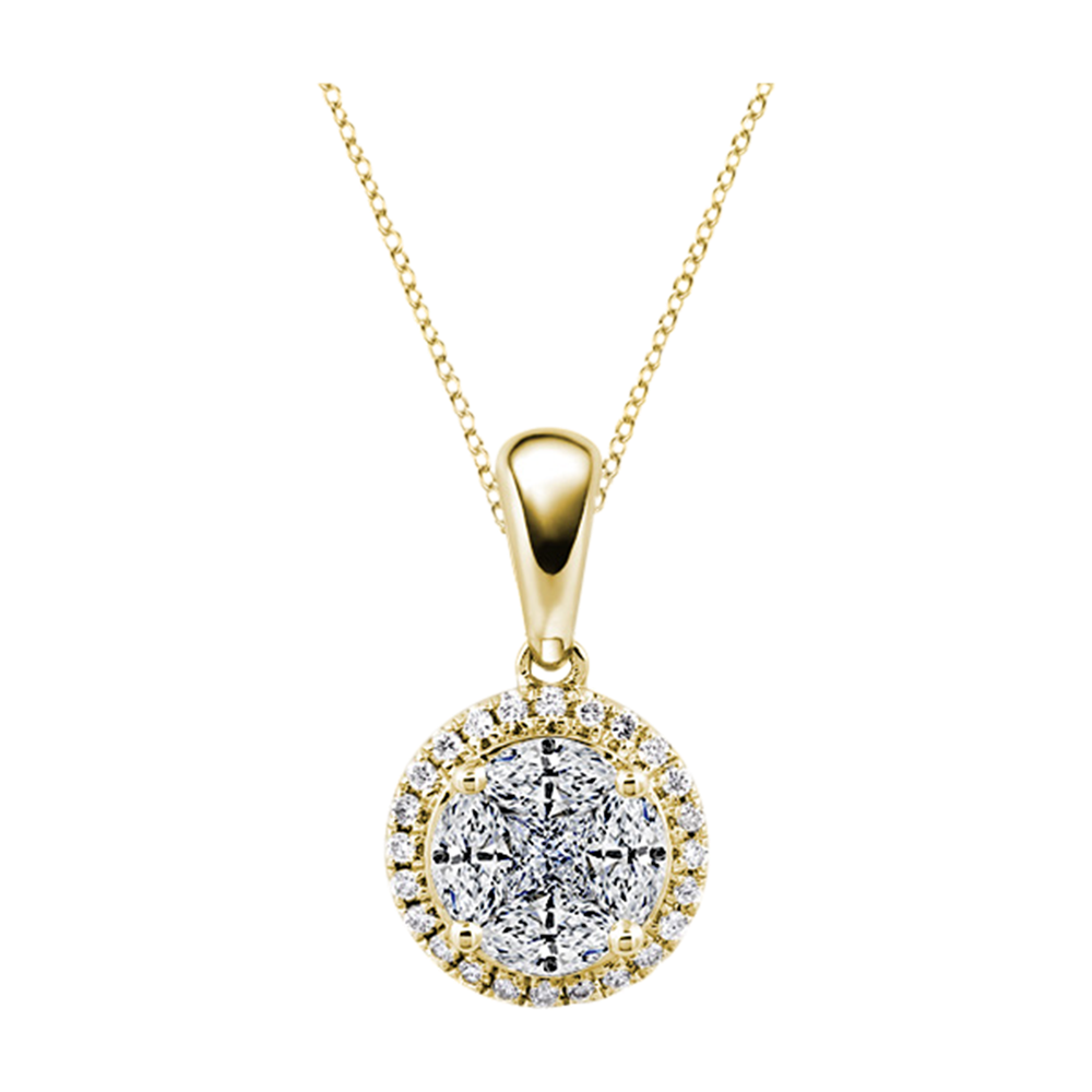 Zenubia Schmuck AG ➤ Diamant Anhänger »AH-07« ➤ Gelbgold, Weissgold, Roségold / gold, silber, rosé ➤ Zenubia ➤ online bei Zenubia in Winterthur kaufen ➤ sofort lieferbar
