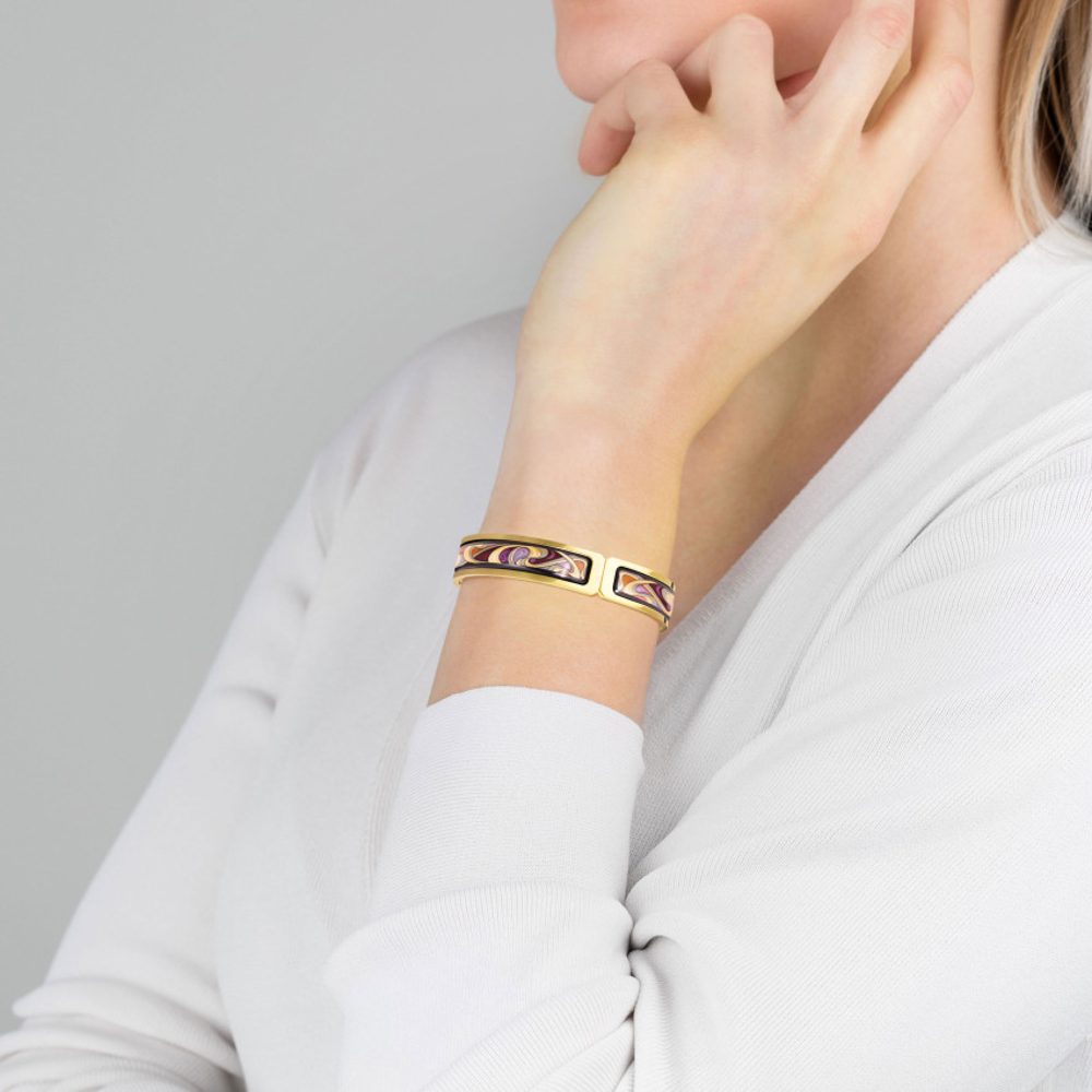 Zenubia Schmuck AG ➤ Klappreif Ballerina »AM 466/2« ➤ 999er Gold-Dekor, Feueremail / gold ➤ Frey Wille ➤ online bei Zenubia in Winterthur kaufen ➤ sofort lieferbar