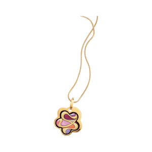Zenubia Schmuck AG ➤ Anhänger Blume »AM 493F/372« ➤ 999er Gold-Dekor, Feueremail / gold ➤ Frey Wille ➤ online bei Zenubia in Winterthur kaufen ➤ sofort lieferbar