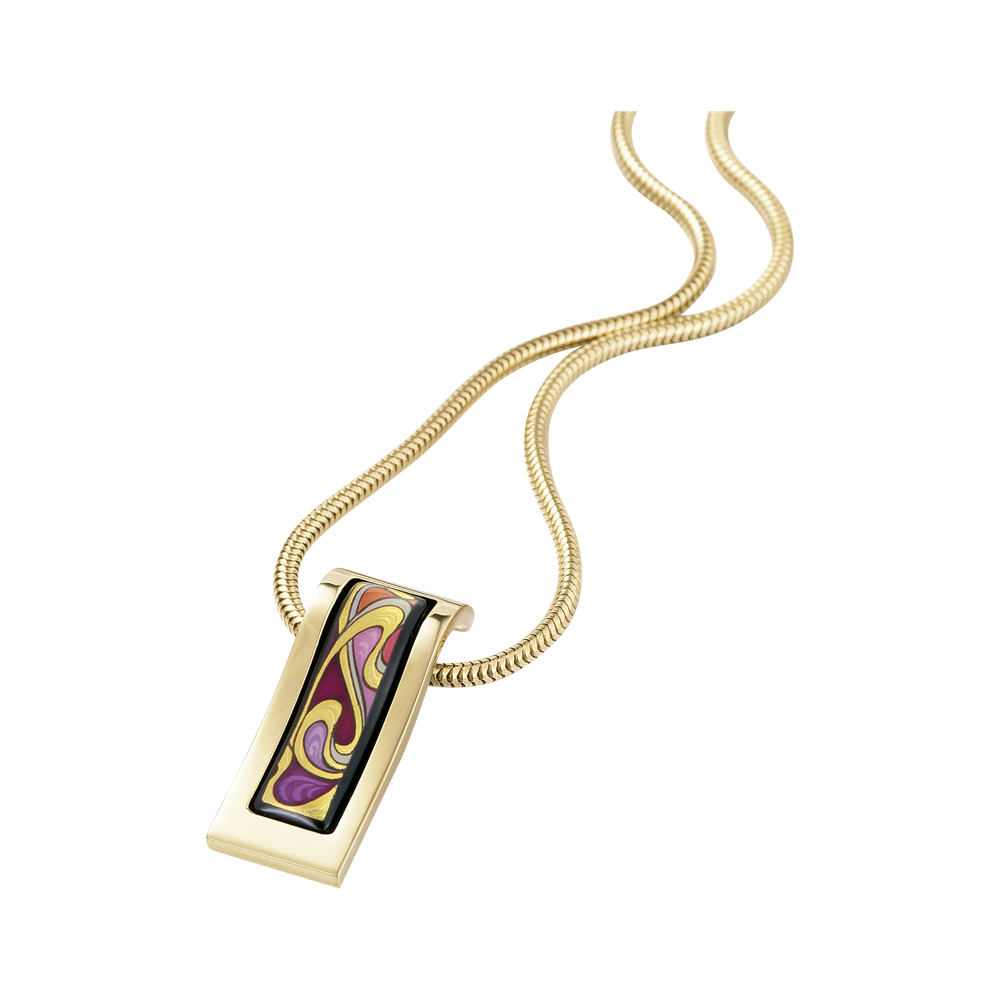 Zenubia Schmuck AG ➤ Anhänger Wave »AM 493SS/62« ➤ 999er Gold-Dekor, Feueremail / gold ➤ Frey Wille ➤ online bei Zenubia in Winterthur kaufen ➤ sofort lieferbar