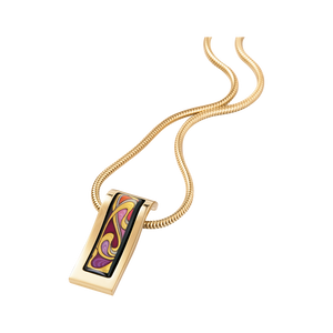 Zenubia Schmuck AG ➤ Anhänger Wave »AM 493SS/62« ➤ 999er Gold-Dekor, Feueremail / gold ➤ Frey Wille ➤ online bei Zenubia in Winterthur kaufen ➤ sofort lieferbar