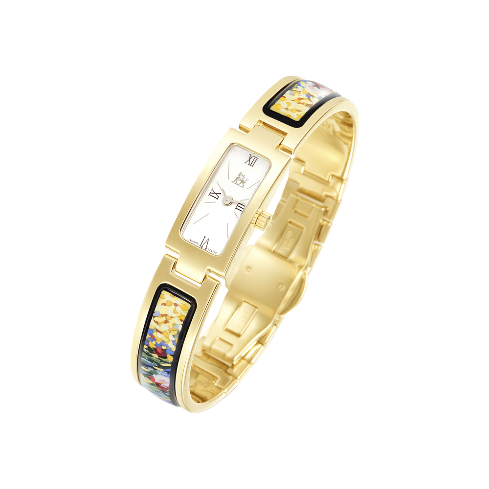 Zenubia Schmuck AG ➤ Schmuckuhr Place Vendôme »CM 400VD1/11 GO1« ➤ 999er Gold-Dekor, Feueremail / gold ➤ Frey Wille ➤ online bei Zenubia in Winterthur kaufen ➤ sofort lieferbar