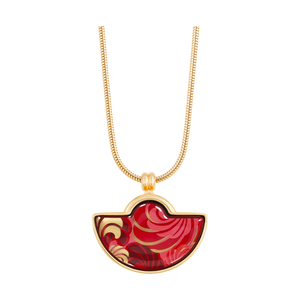Zenubia Schmuck AG ➤ Anhänger Kleiner Halbmond »GMS 493S/328« ➤ 999er Gold-Dekor, Feueremail / gold ➤ Frey Wille ➤ online bei Zenubia in Winterthur kaufen ➤ sofort lieferbar
