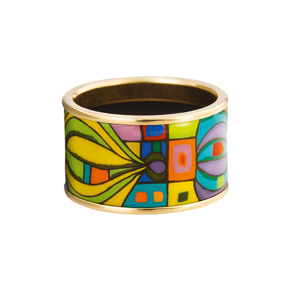 Zenubia Schmuck AG ➤ Ring Diva »HW 412D/10« ➤ 999er Gold-Dekor, Feueremail / gold ➤ Frey Wille ➤ online bei Zenubia in Winterthur kaufen ➤ sofort lieferbar