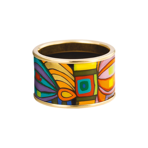 Zenubia Schmuck AG ➤ Ring Diva »HW 412D/10« ➤ 999er Gold-Dekor, Feueremail / gold ➤ Frey Wille ➤ online bei Zenubia in Winterthur kaufen ➤ sofort lieferbar