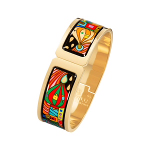 Zenubia Schmuck AG ➤ Klappreif Regina »HW 469/10« ➤ 999er Gold-Dekor, Feueremail / gold ➤ Frey Wille ➤ online bei Zenubia in Winterthur kaufen ➤ sofort lieferbar