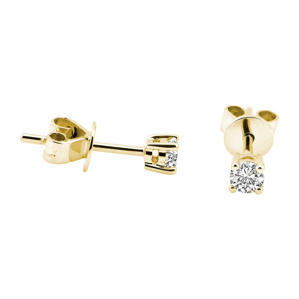 Zenubia Schmuck AG ➤ Diamant Ohrstecker »OS-01« ➤ Gelbgold, Weissgold, Roségold / gold, silber, rosé ➤ Zenubia ➤ online bei Zenubia in Winterthur kaufen ➤ sofort lieferbar