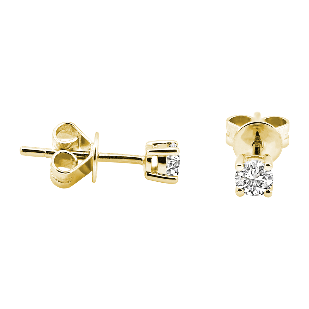 Zenubia Schmuck AG ➤ Diamant Ohrstecker »OS-01« ➤ Gelbgold, Weissgold, Roségold / gold, silber, rosé ➤ Zenubia ➤ online bei Zenubia in Winterthur kaufen ➤ sofort lieferbar