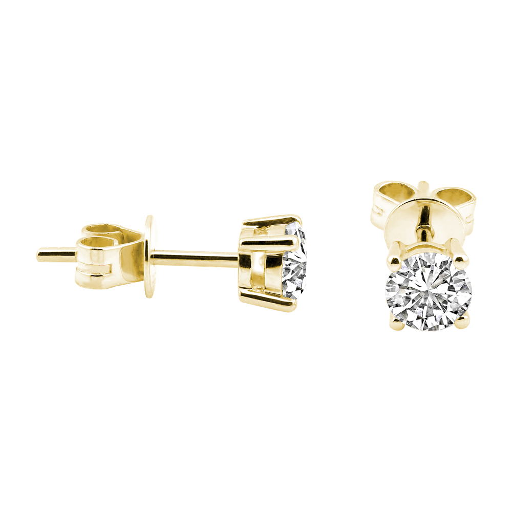 Zenubia Schmuck AG ➤ Diamant Ohrstecker »OS-01« ➤ Gelbgold, Weissgold, Roségold / gold, silber, rosé ➤ Zenubia ➤ online bei Zenubia in Winterthur kaufen ➤ sofort lieferbar