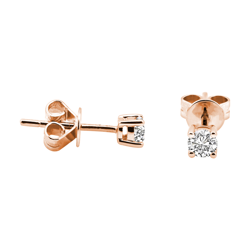 Zenubia Schmuck AG ➤ Diamant Ohrstecker »OS-01« ➤ Gelbgold, Weissgold, Roségold / gold, silber, rosé ➤ Zenubia ➤ online bei Zenubia in Winterthur kaufen ➤ sofort lieferbar