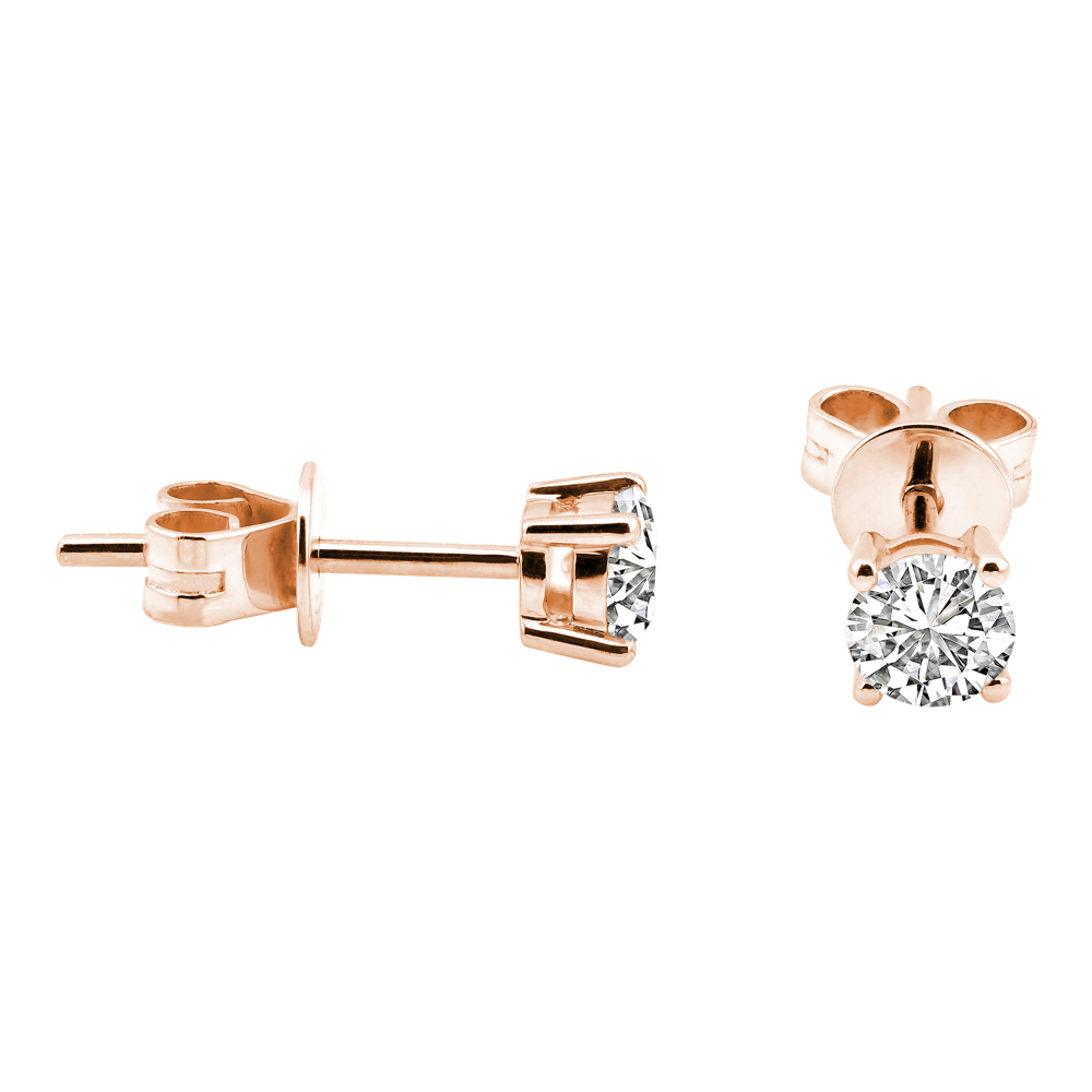 Zenubia Schmuck AG ➤ Diamant Ohrstecker »OS-01« ➤ Gelbgold, Weissgold, Roségold / gold, silber, rosé ➤ Zenubia ➤ online bei Zenubia in Winterthur kaufen ➤ sofort lieferbar