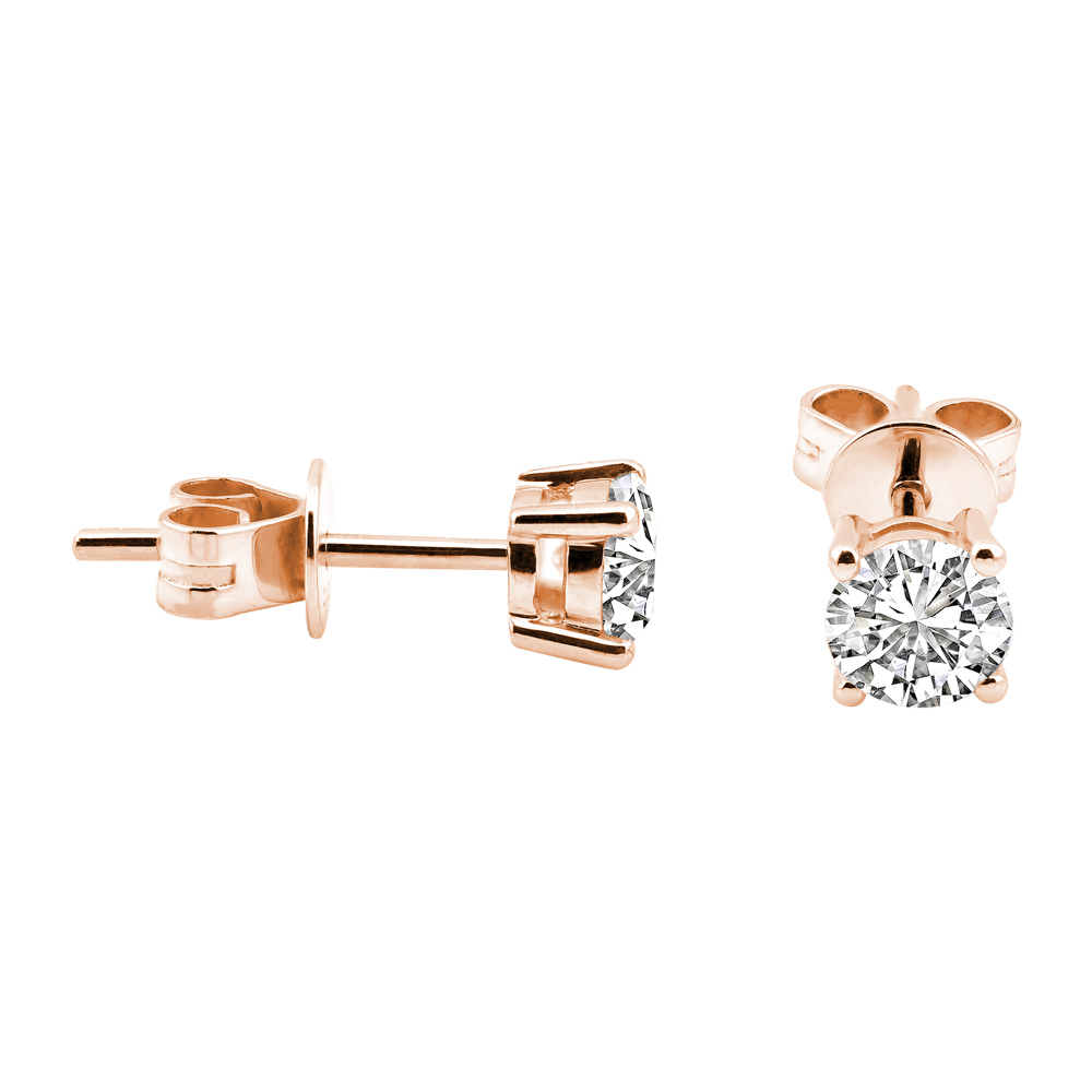 Zenubia Schmuck AG ➤ Diamant Ohrstecker »OS-01« ➤ Gelbgold, Weissgold, Roségold / gold, silber, rosé ➤ Zenubia ➤ online bei Zenubia in Winterthur kaufen ➤ sofort lieferbar