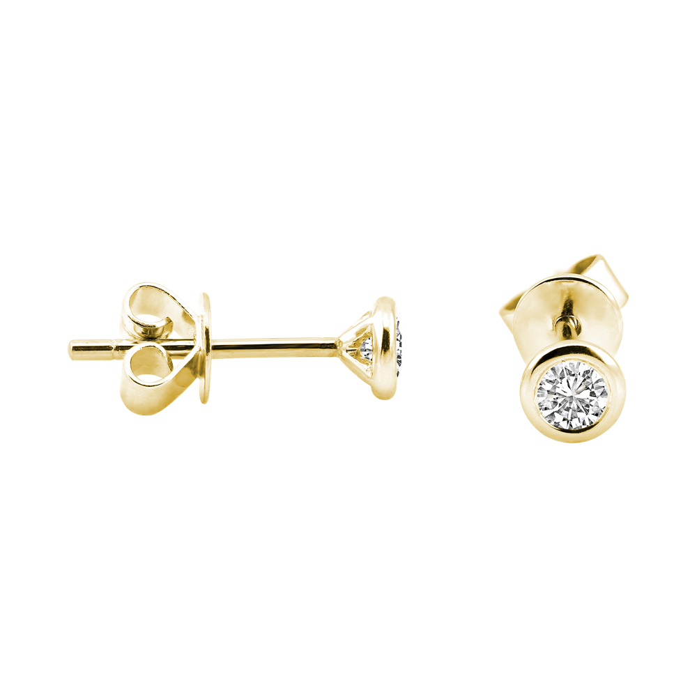 Zenubia Schmuck AG ➤ Diamant Ohrstecker »OS-03« ➤ Gelbgold, Weissgold, Roségold / gold, silber, rosé ➤ Zenubia ➤ online bei Zenubia in Winterthur kaufen ➤ sofort lieferbar