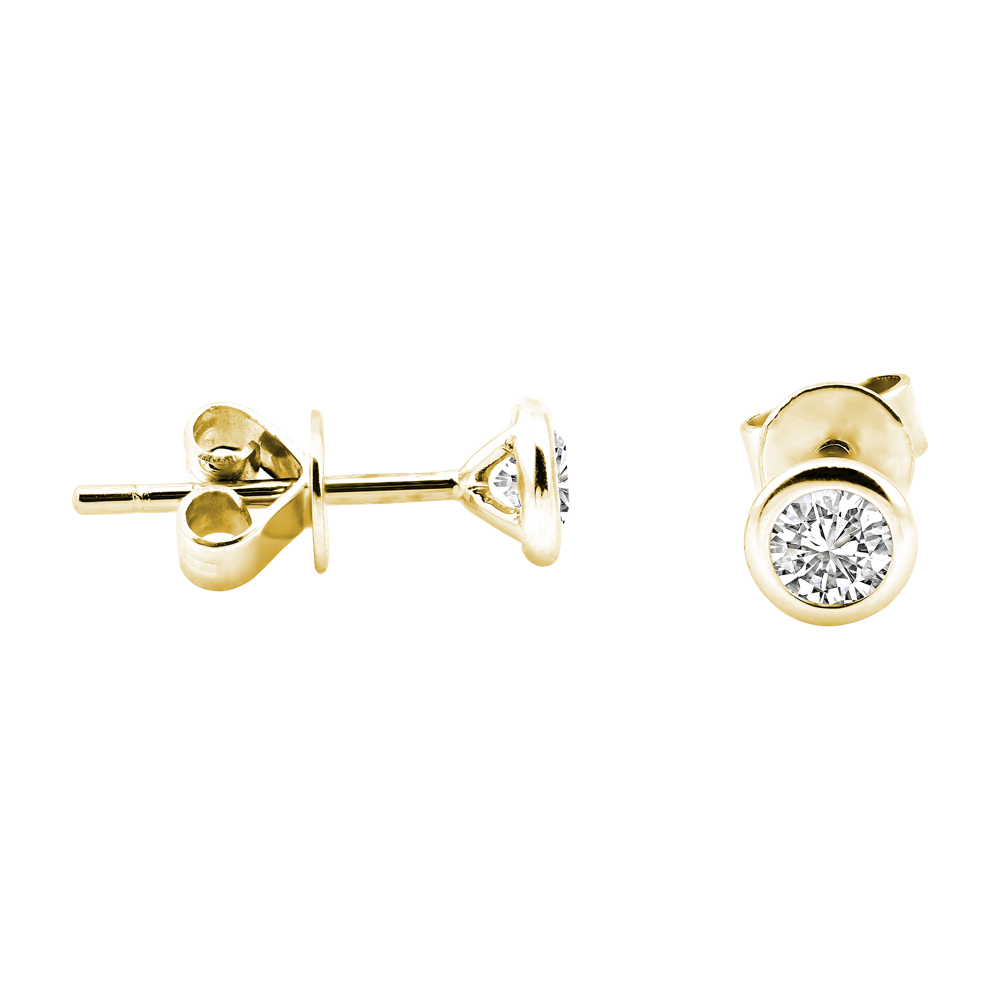 Zenubia Schmuck AG ➤ Diamant Ohrstecker »OS-03« ➤ Gelbgold, Weissgold, Roségold / gold, silber, rosé ➤ Zenubia ➤ online bei Zenubia in Winterthur kaufen ➤ sofort lieferbar